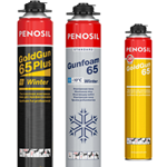 Penosil GoldGun 65 winter, пена монтажная профессионал, 875 ml