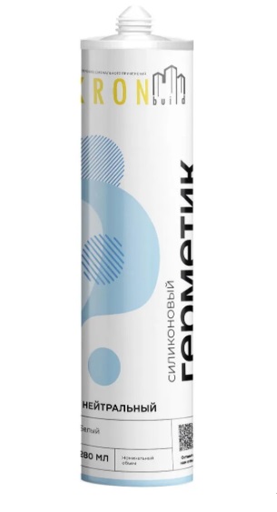 Герметик нейтральный KRONbuild (бесцветный) 280 мл.