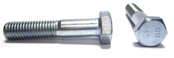 Болт оцинкованный кл. пр. 8.8, ГОСТ 7798-70 (М8-М12) Болт оцинкованный кл. пр. 8.8, ГОСТ 7798-70 (М8-М12)