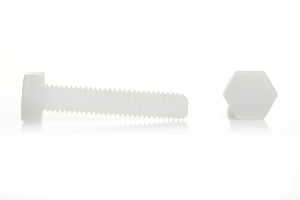 Болт с полной резьбой ГОСТ 7798-70, полиамид 10x60