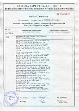 Сертификат на Дюбель «Дрива» со сверлом 5