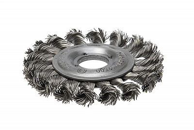 Щетка цилиндрическая, жгутовая, УЗКИЙ ШОВ, для УШМ  (НЕРЖАВЕЙКА)