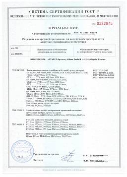 Сертификат на Винт самосверлящий с органическим  покрытием gRey.coat без шайбы GTR 2